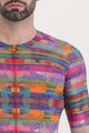 SPORTFUL Cyklistický dres s krátkym rukávom - GLITCH BOMBER - zelená