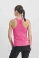 SPORTFUL Cyklistický dres bez rukávov - MATCHY - ružová