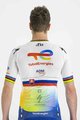 SPORTFUL Cyklistický dres s krátkym rukávom - TOTAL ENERGIES 2022 - biela/žltá/modrá/oranžová