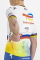 SPORTFUL Cyklistický dres s krátkym rukávom - TOTAL ENERGIES 2022 - biela/žltá/modrá/oranžová