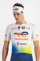 SPORTFUL Cyklistická čelenka - TOTAL ENERGIES 2022 - biela/modrá/žltá/oranžová