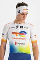 SPORTFUL Cyklistická čelenka - TOTAL ENERGIES 2022 - biela/modrá/žltá/oranžová