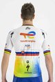 SPORTFUL Cyklistický dres s krátkym rukávom - TOTAL ENERGIES 2022 - žltá/oranžová/biela/modrá