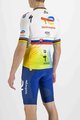 SPORTFUL Cyklistický dres s krátkym rukávom - TOTAL ENERGIES 2022 - žltá/oranžová/biela/modrá