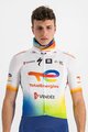 SPORTFUL Cyklistický nákrčník - TOTAL ENERGIES 2022 - oranžová/biela/modrá/žltá