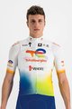 SPORTFUL Cyklistická vesta - TOTAL ENERGIES 2022 - oranžová/modrá/žltá/biela