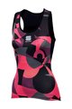 SPORTFUL Cyklistický dres bez rukávov - PRIMAVERA LADY - ružová/čierna