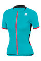 SPORTFUL Cyklistický dres s krátkym rukávom - LUNA LADY - tyrkysová
