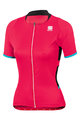 SPORTFUL Cyklistický dres s krátkym rukávom - LUNA LADY - čierna/ružová