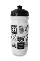 Cyklistická fľaša na vodu - 550 ml - čierna/biela