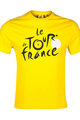 TDF Cyklistické tričko s krátkym rukávom - - yellow - žltá