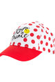TDF Cyklistická čiapka - TOUR DE FRANCE 2021 - červená/biela