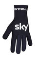 CASTELLI Cyklistické rukavice dlhoprsté - TEAM SKY 2019 DULVIO - čierna/biela/modrá
