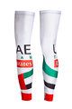 Cyklistické návleky po celej dĺžke nohy - UAE 2019  - červená/biela/zelená/čierna