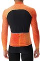 UYN Cyklistický dres s dlhým rukávom zimný - SPECTRE WINTER - čierna/oranžová