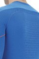 UYN Cyklistické tričko s dlhým rukávom - EVOLUTYON  - modrá