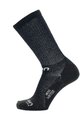 UYN Cyklistické ponožky klasické - AERO WINTER LADY - čierna/biela