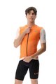 UYN Cyklistický dres s krátkym rukávom - BIKING GARDA - oranžová