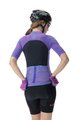 UYN Cyklistický dres s krátkym rukávom - BIKING WAVE LADY - fialová