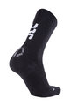 UYN Cyklistické ponožky klasické - MERINO - biela/čierna