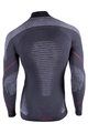 UYN Cyklistické tričko s dlhým rukávom - EVOLUTYON - čierna/šedá