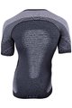 UYN Cyklistické tričko s krátkym rukávom - EVOLUTYON - čierna/šedá