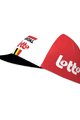 Cyklistická čiapka - LOTTO SOUDAL 2020 - červená/biela