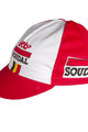 Cyklistická čiapka - LOTTO SOUDAL 2019 - červená/biela