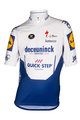 Cyklistický dres s krátkym rukávom - QUICKSTEP 2020 KIDS - biela/modrá