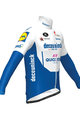 Cyklistická zateplená bunda - QUICKSTEP 2020 - biela/modrá