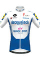 Cyklistický dres s krátkym rukávom - QUICKSTEP 2020 - biela/modrá
