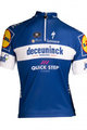 Cyklistický dres s krátkym rukávom - QUICKSTEP 2019 KIDS - modrá/biela