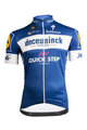 Cyklistický dres s krátkym rukávom - QUICKSTEP 2019 - modrá/biela