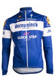 Cyklistický dres s dlhým rukávom letný - QUICKSTEP 19 SUMMER - biela/modrá