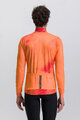 SANTINI Cyklistický dres s dlhým rukávom zimný - PURE DYE - oranžová