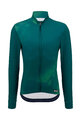 SANTINI Cyklistický dres s dlhým rukávom zimný - PURE DYE - zelená