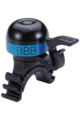 BBB Mini zvonček na bicykel s univerzálnym úchytom - BBB-16 MINIFIT - modrá