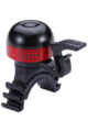 BBB Mini zvonček na bicykel s univerzálnym úchytom - BBB-16 MINIFIT - červená