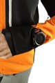 HAVEN Cyklistická zateplená bunda - POLARTIS - oranžová