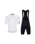 HOLOKOLO Cyklistický krátky dres a krátke nohavice - VICTORIOUS ELITE - čierna/biela