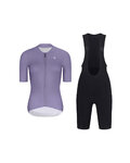 RIVANELLE Cyklistický krátky dres a krátke nohavice - ELEVATE - čierna/fialová