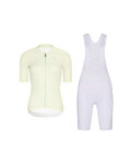 RIVANELLE Cyklistický krátky dres a krátke nohavice - ELEVATE - biela/ivory