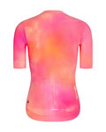 RIVANELLE Cyklistický krátky dres a krátke nohavice - COSMA - cyklamenová/oranžová/ružová