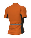 ALÉ Cyklistický dres s krátkym rukávom - SOLID COLOR BLOCK - oranžová
