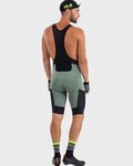 ALÉ Cyklistické nohavice krátke s trakmi - OFF-ROAD GRAVEL STONES CARGO - zelená