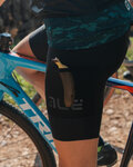 ALÉ Cyklistické nohavice krátke s trakmi - OFF-ROAD GRAVEL STONES CARGO LADY - čierna