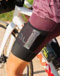 ALÉ Cyklistické nohavice krátke s trakmi - OFF-ROAD GRAVEL STONES CARGO LADY - fialová
