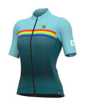 ALÉ Cyklistický dres s krátkym rukávom - PR-S BRIDGE - zelená