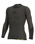 ALÉ Cyklistické tričko s dlhým rukávom - INTIMO S1 FALL 2.0 - šedá