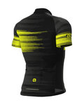 ALÉ Cyklistický dres s krátkym rukávom - SOLID TURBO - čierna